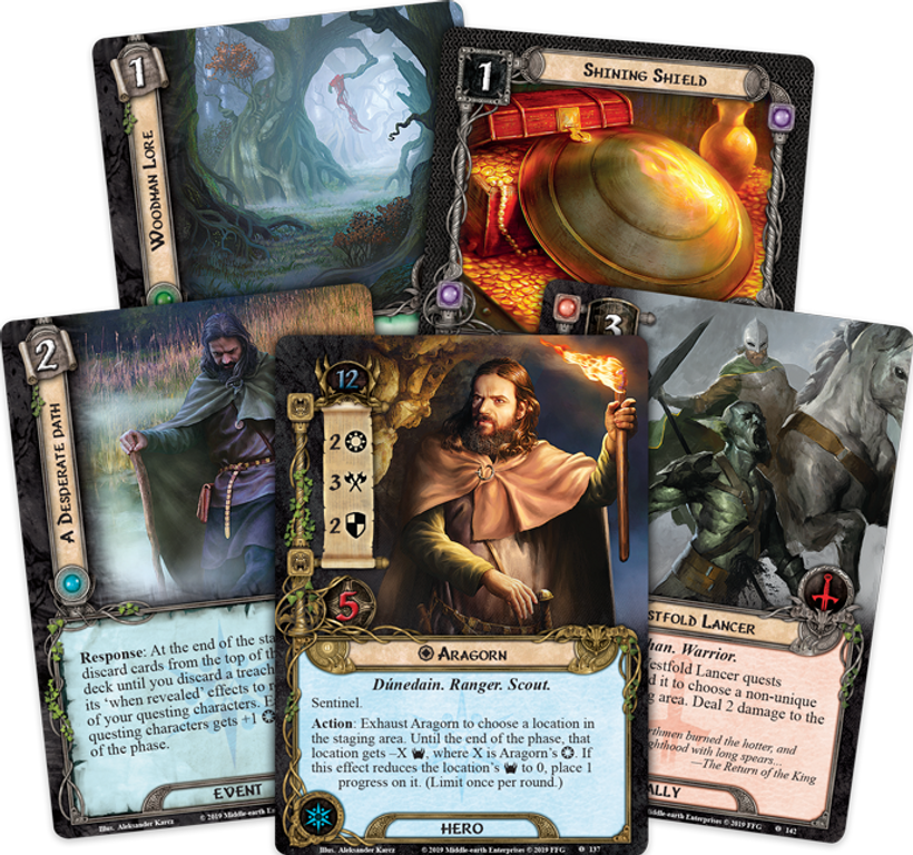 The Lord of the Rings: The Card Game – The Fortress of Nurn kaarten