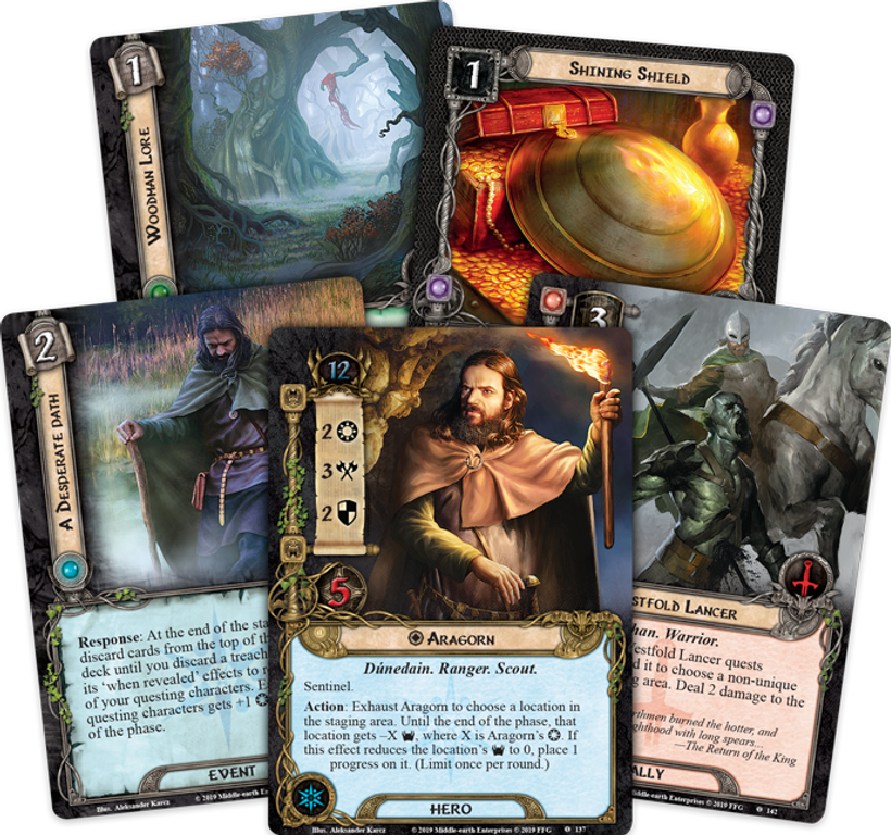 The Lord of the Rings: The Card Game – The Fortress of Nurn cartes