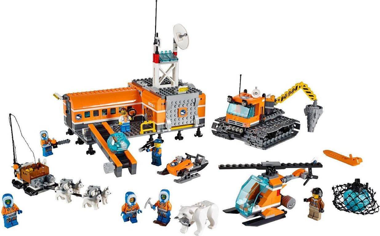 LEGO® City Arctic Base Camp components
