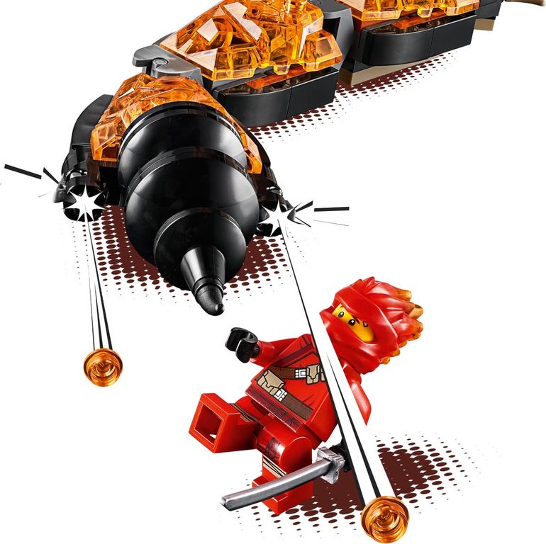 LEGO® Ninjago Croc' feu composants