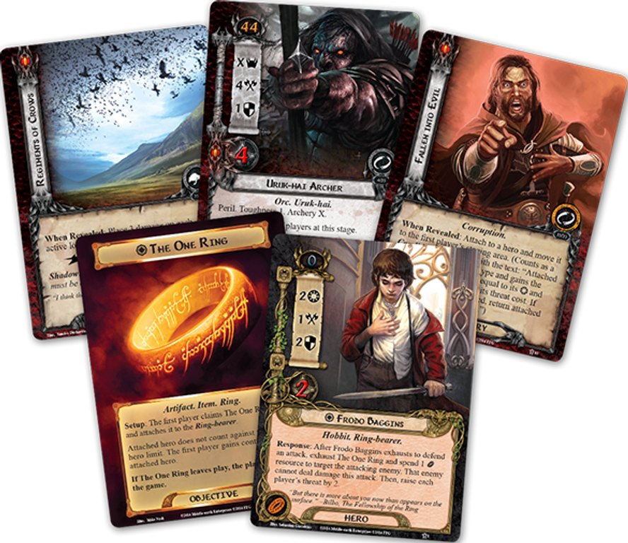 The Lord of the Rings: The Card Game - The Road Darkens cards