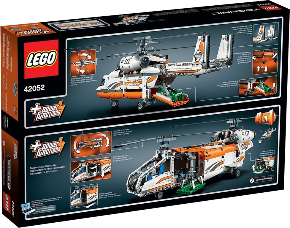 LEGO® Technic Grote Vrachthelikopter achterkant van de doos