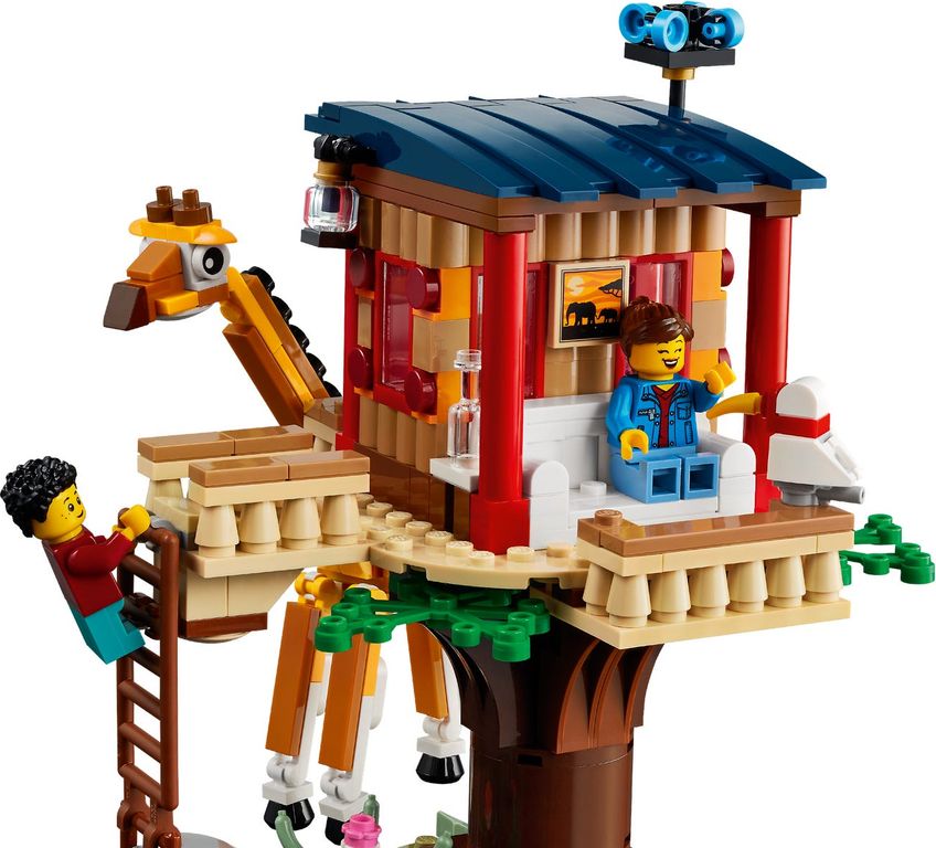 LEGO® Creator Casa del Árbol en la Sabana jugabilidad