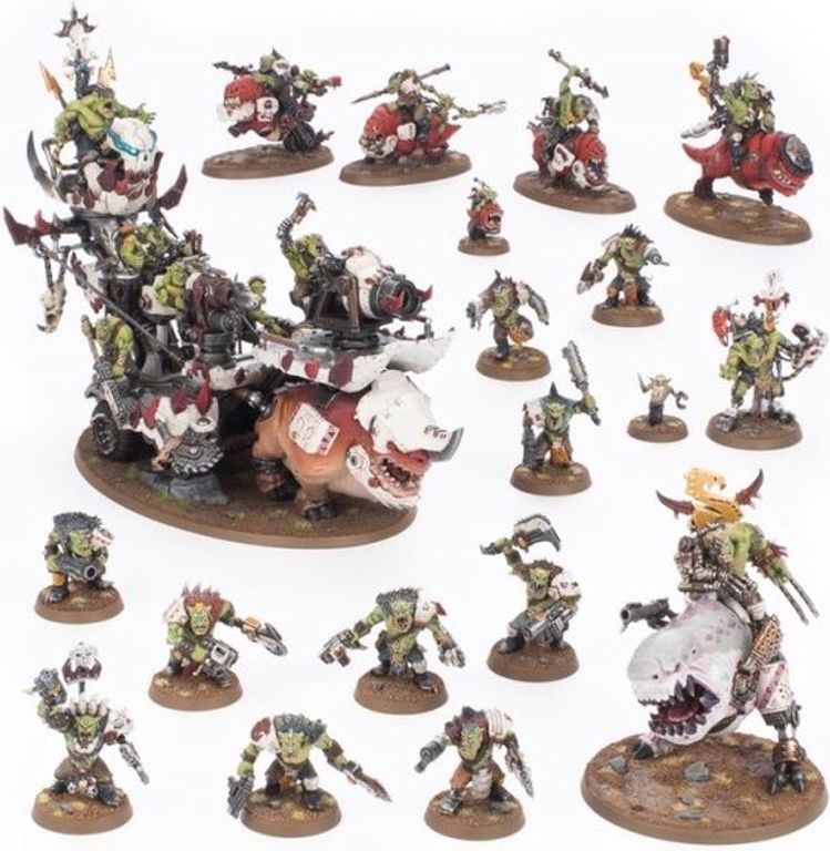 Warhammer 40,000 - Orks: Beast Snagga Stampede miniature