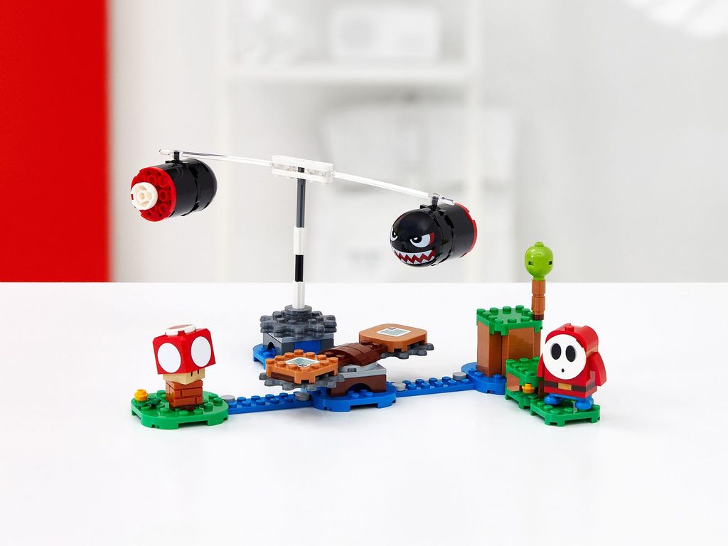 LEGO® Super Mario™ Ensemble d'Extension Barrage de Bill Bourrins composants