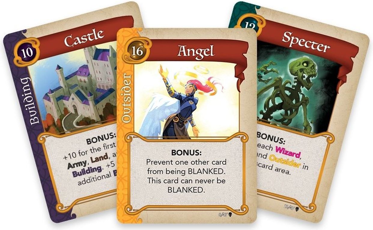 Fantasy Realms: The Cursed Hoard cartes
