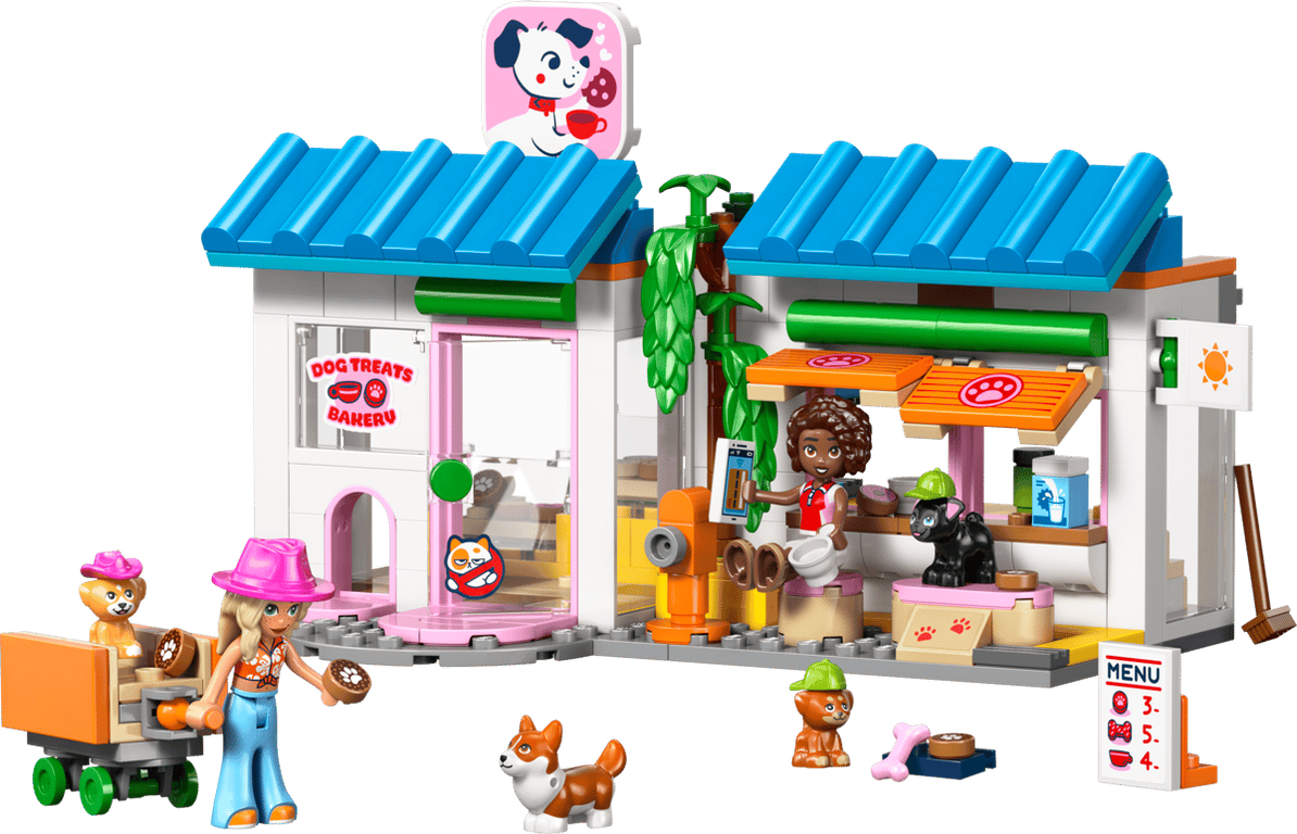 LEGO® Friends Dog Treats Bakery components