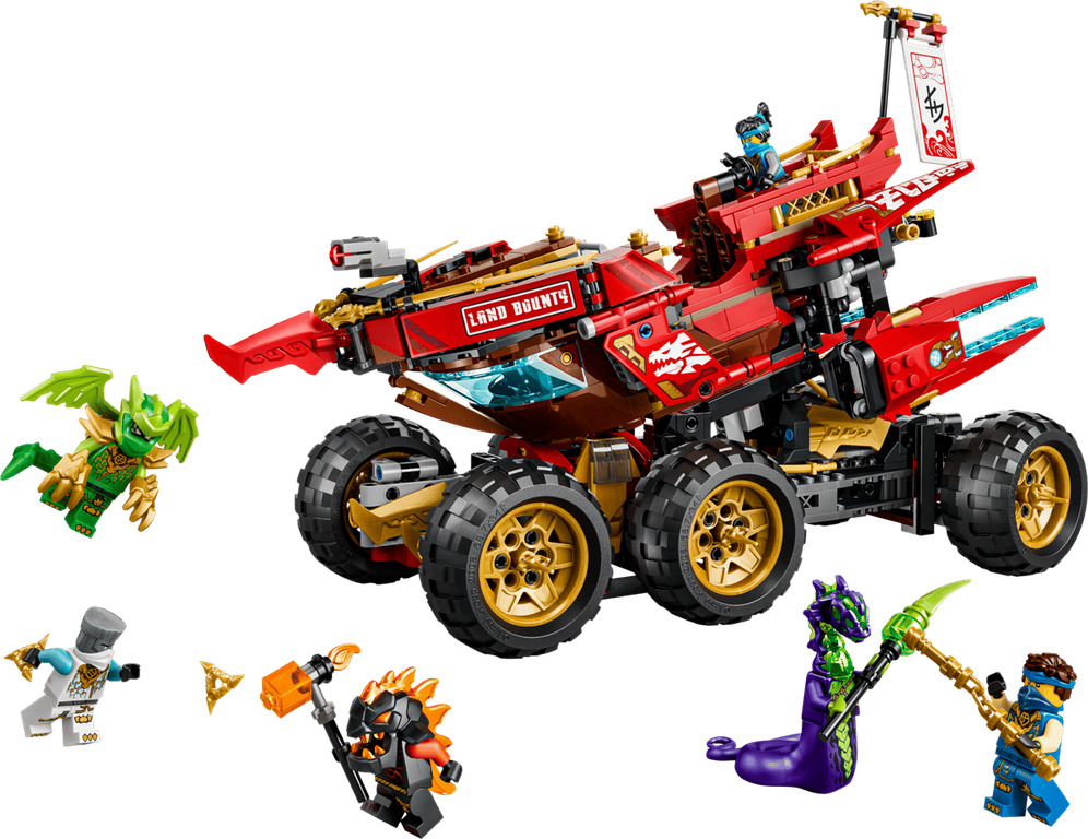 LEGO® Ninjago Land Bounty components