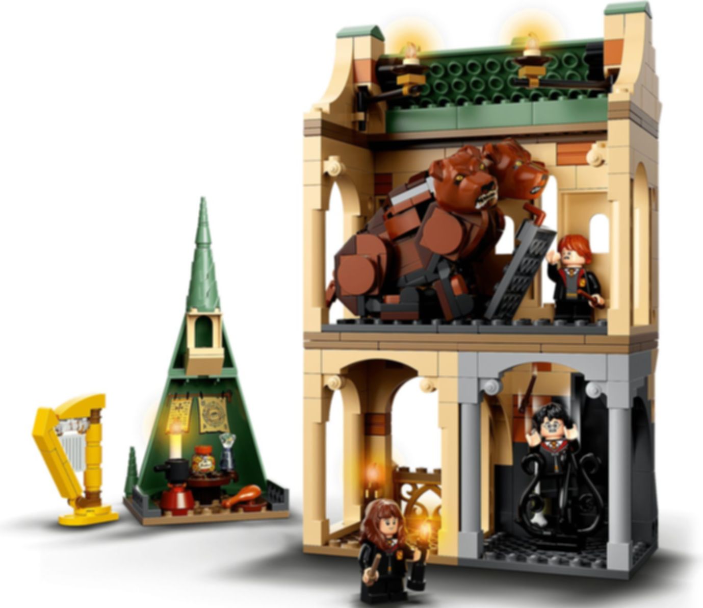 LEGO® Harry Potter™ Hogwarts™: Begegnung mit Fluffy spielablauf