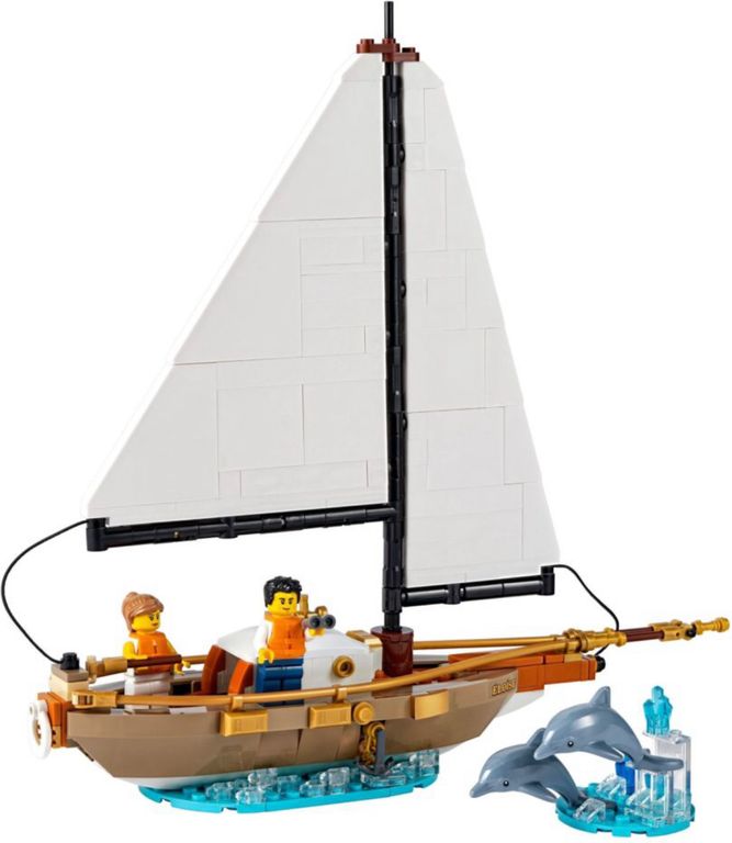 LEGO® Ideas Zeilboot Avontuur componenten