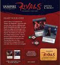 Vampire: The Masquerade – Rivals: Justice & Mercy parte posterior de la caja