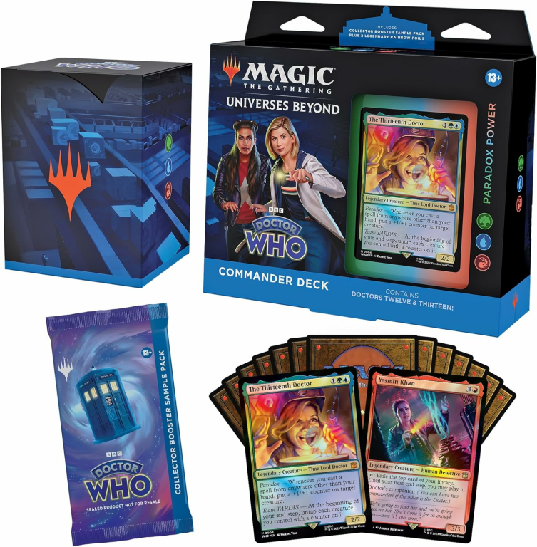 Magic: The Gathering Doctor Who Commander-Deck – Paradoxon-Power komponenten