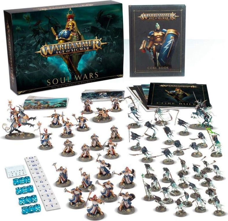 Warhammer Age of Sigmar: Soul Wars komponenten