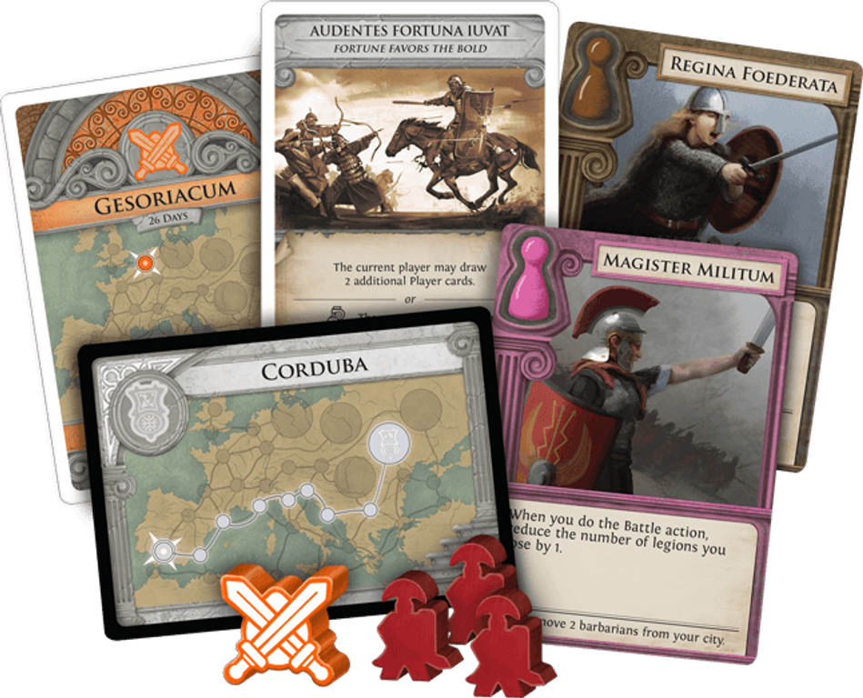 Pandemic: Fall of Rome kaarten