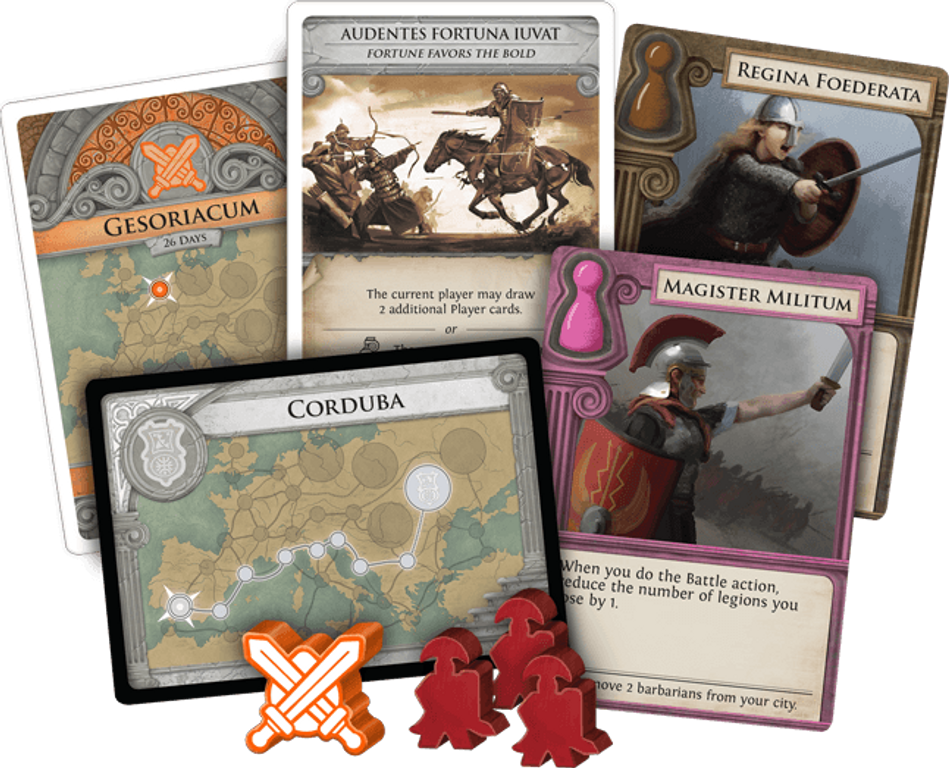 Pandemic: La Chute de Rome cartes