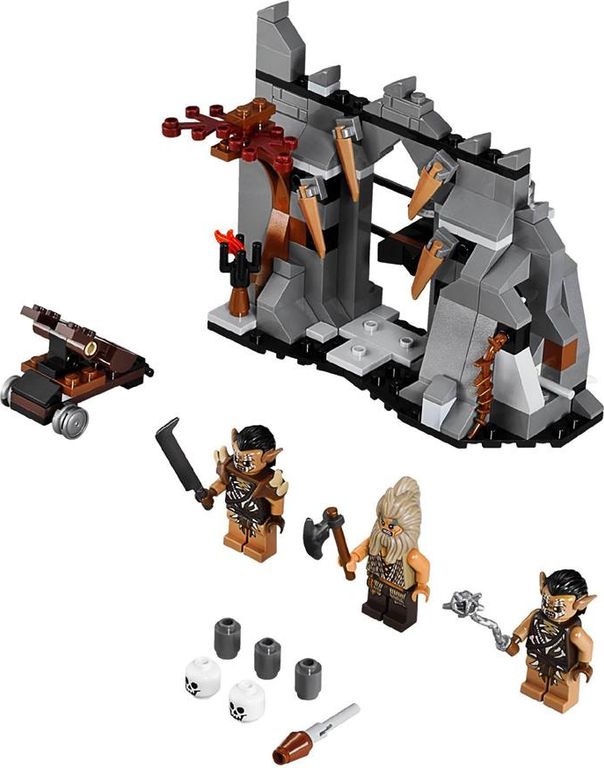 LEGO® The Hobbit Dol Guldur Hinderlaag componenten