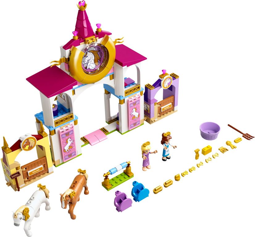 LEGO® Disney Les écuries royales de Belle et Raiponce composants