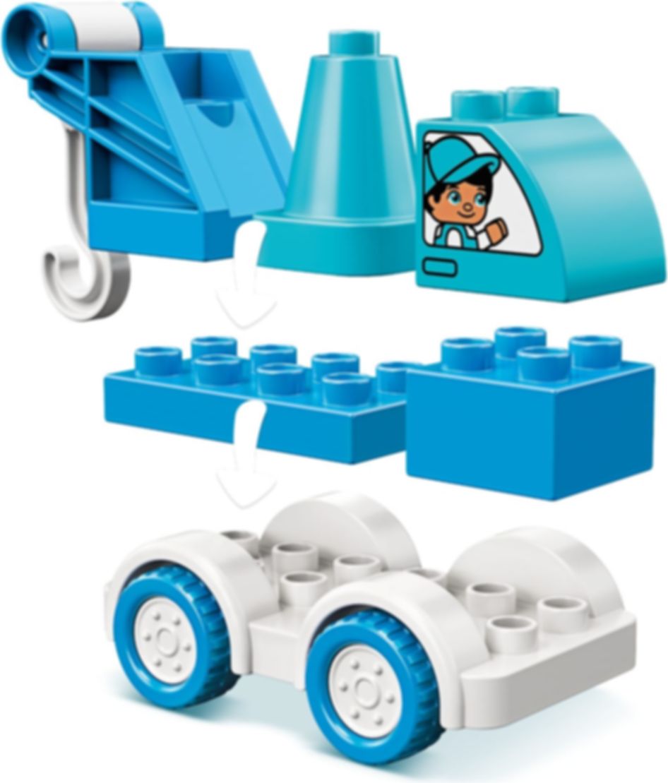 LEGO® DUPLO® Mein erstes Abschleppauto komponenten