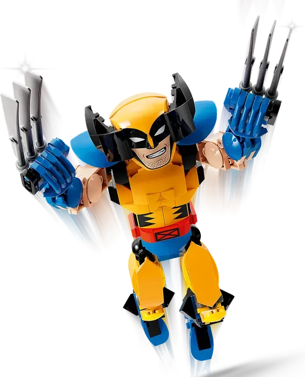 LEGO® Marvel Figura para Construir: Lobezno jugabilidad