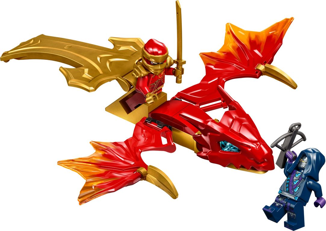 LEGO® Ninjago Attacco del Rising Dragon di Kai componenti