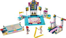 LEGO® Friends Stephanie's Gymnastics Show components