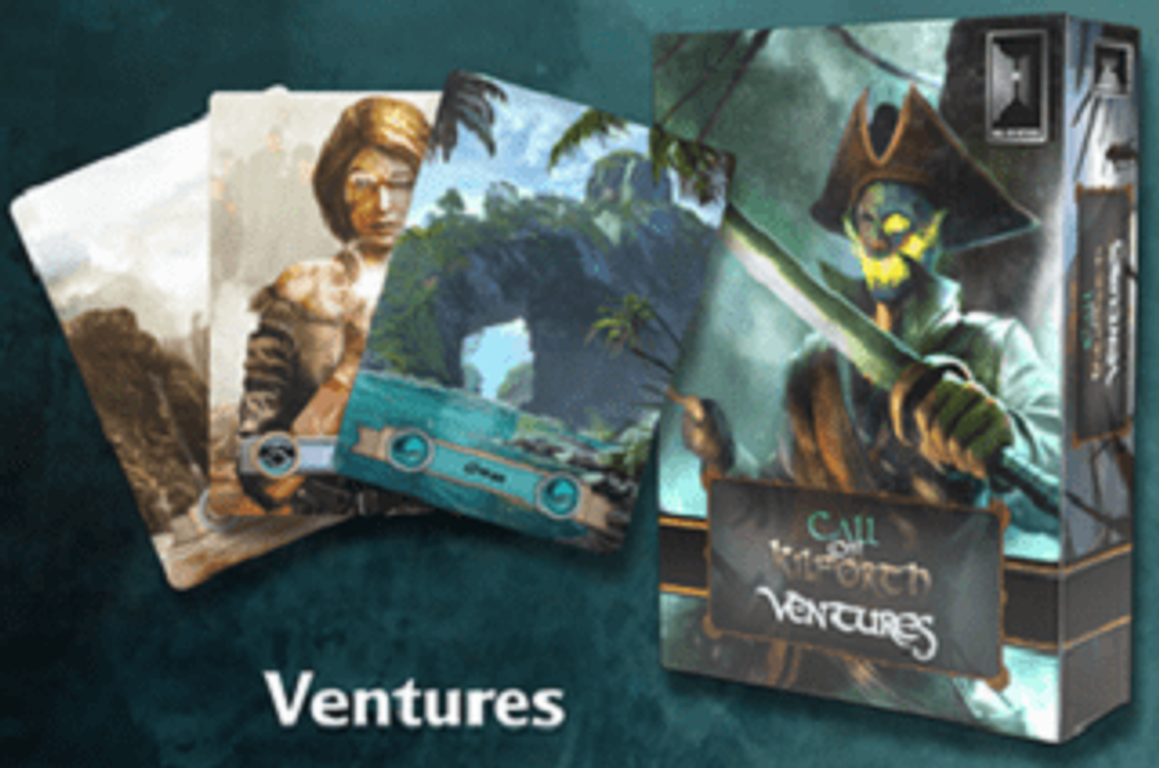 Call of Kilforth: Ventures Expansion Pack components