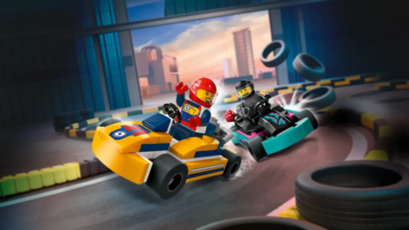 LEGO® City Karts y Pilotos de Carreras