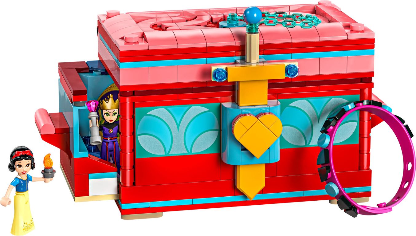 LEGO® Disney Snow White's Jewelry Box components