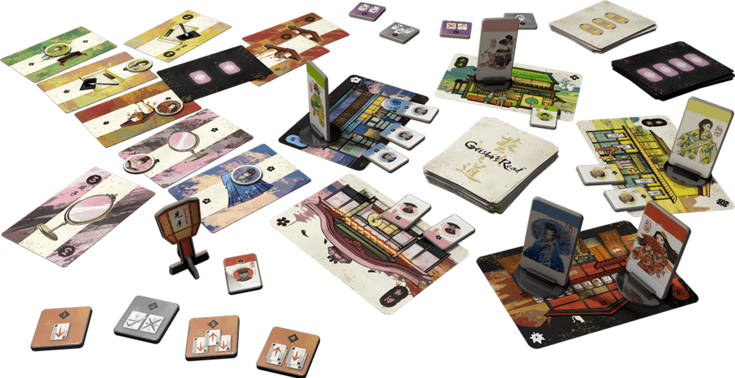 Hanamikoji: Geisha's Road gameplay