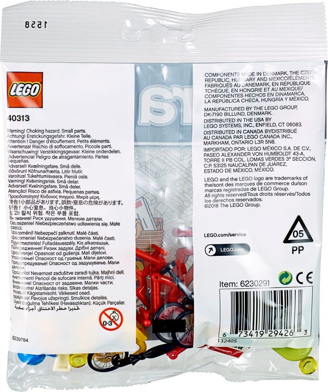 LEGO® Xtra Bicycles back of the box