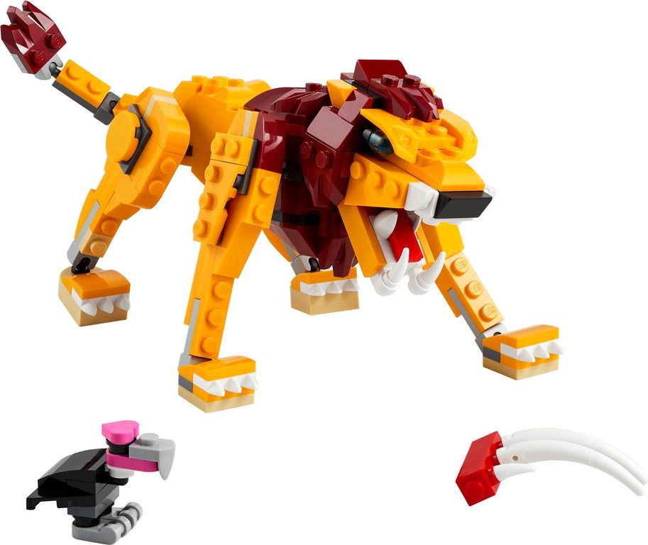 LEGO® Creator Le lion sauvage composants