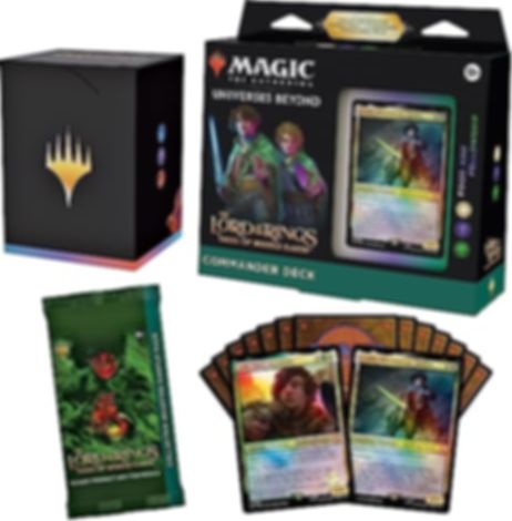 Magic: The Gathering - Commander Deck Lord of the Rings: Tales of Middle-earth - Food and Fellowship componenti