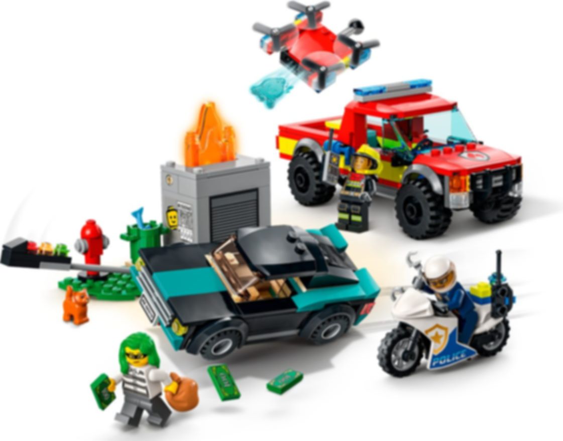 LEGO® City Fire Rescue & Police Chase gameplay