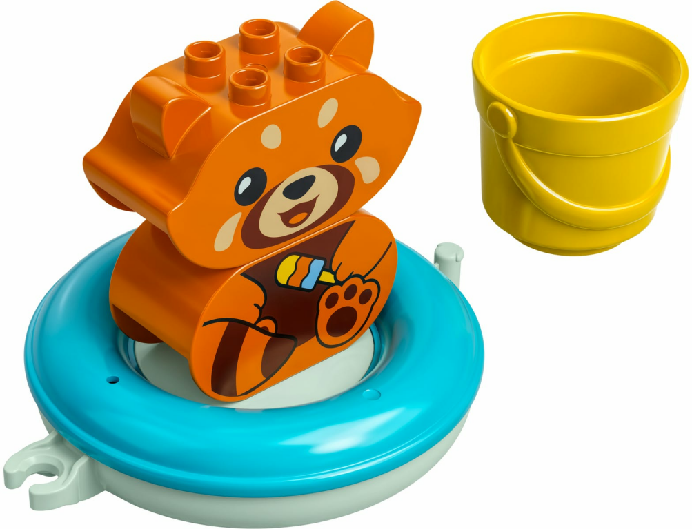 LEGO® DUPLO® Bath Time Fun: Floating Red Panda components