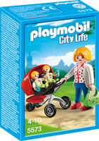 Playmobil® City Life Mother with Twin Stroller