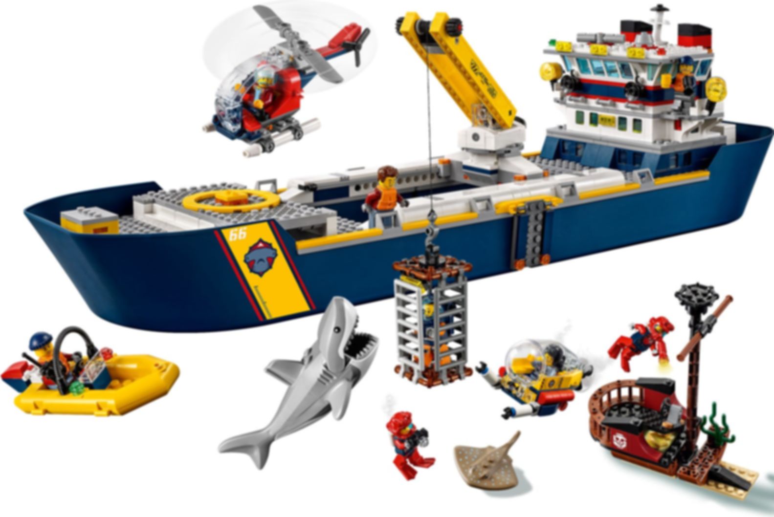 LEGO® City Ocean Exploration Ship gameplay
