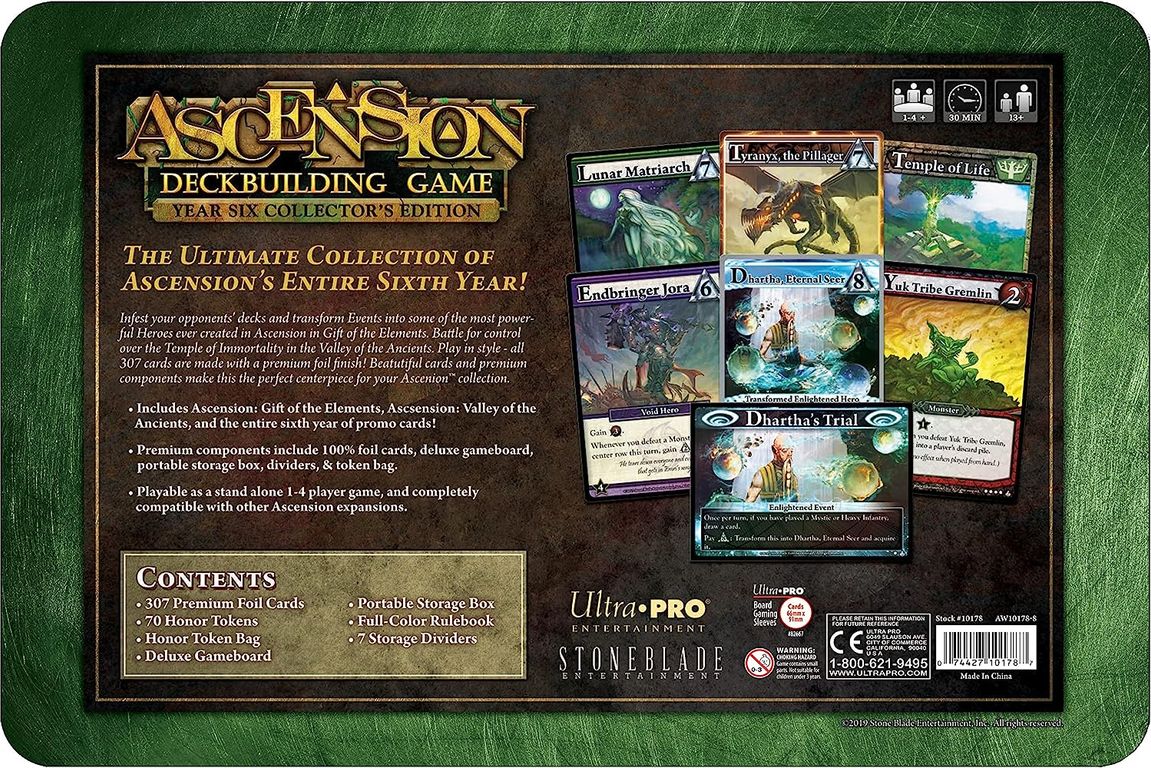 Ascension Year Six Collector's Edition rückseite der box