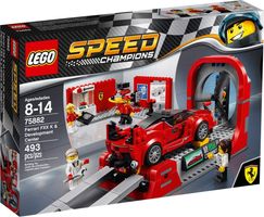 LEGO® Speed Champions Ferrari FXX K e galleria del vento