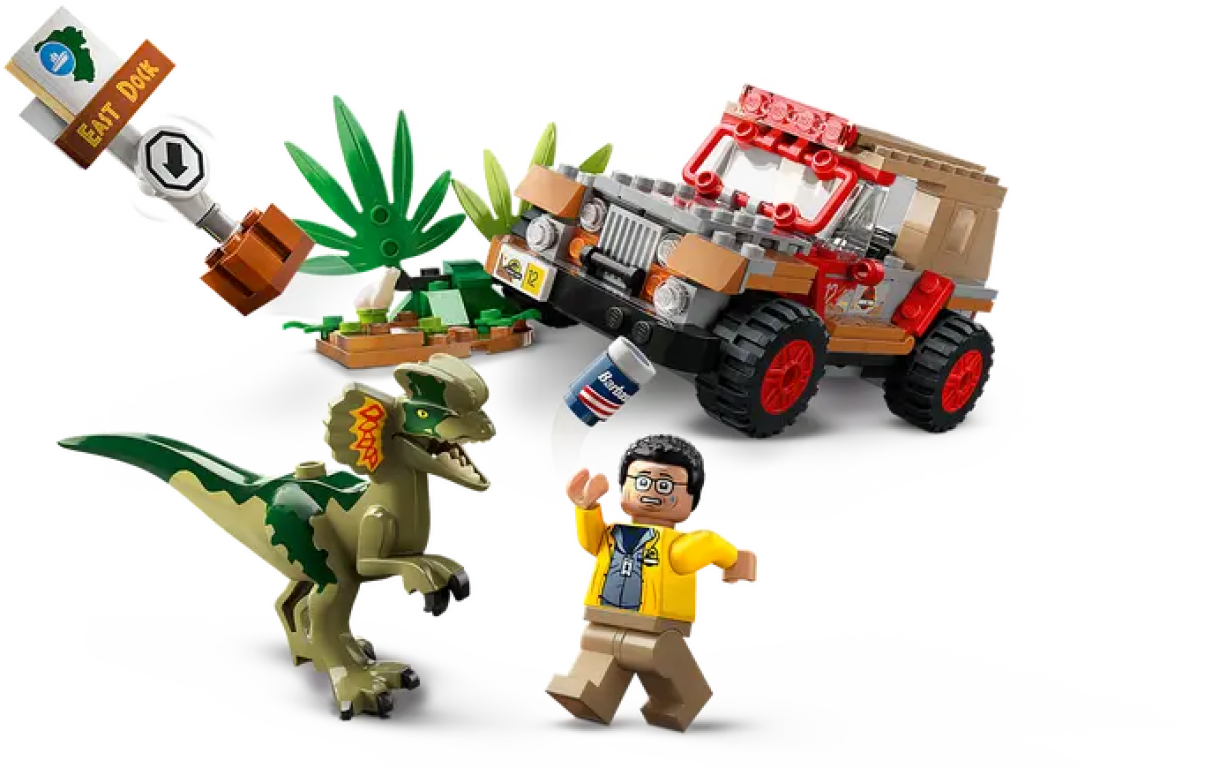 LEGO® Jurassic World Dilophosaurus Ambush gameplay