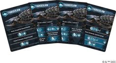 Horizon Zero Dawn: The Board Game – Thunderjaw cards