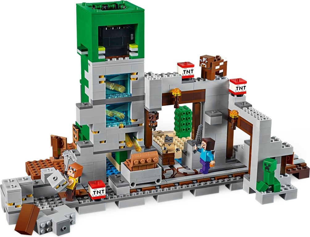 LEGO® Minecraft La Miniera del Creeper™ lato posteriore