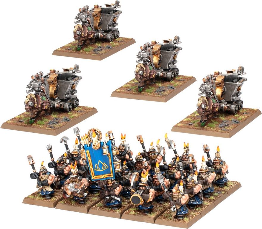 Warhammer: The Old World - Dwarf Miners miniatures