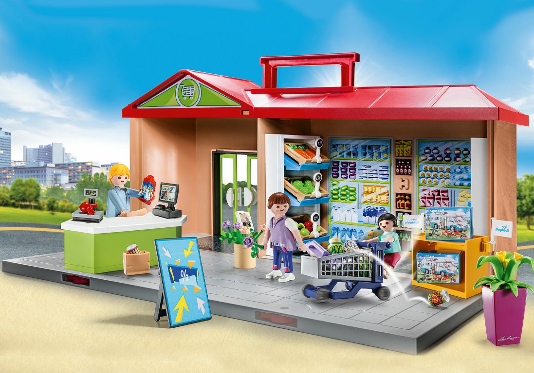 Playmobil® City Life Take Along Grocery Store