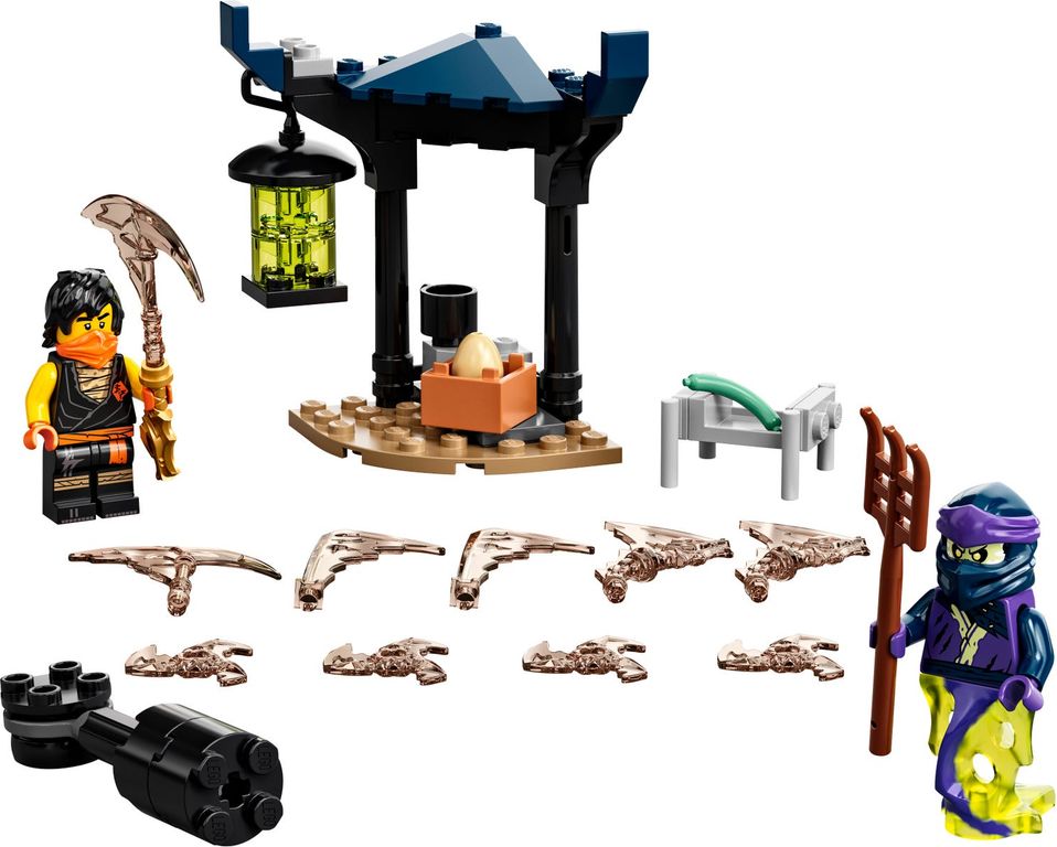 LEGO® Ninjago Epic Battle Set - Cole vs. Ghost Warrior components