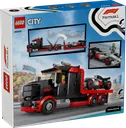 LEGO® City F1 Truck mit Audi F1 Rennwagen back of the box