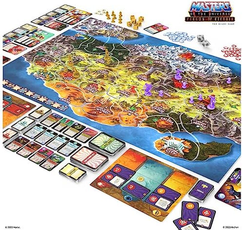 Masters of The Universe: Fields of Eternia The Board Game partes