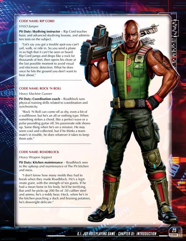 G.I. JOE Roleplaying Game manuel