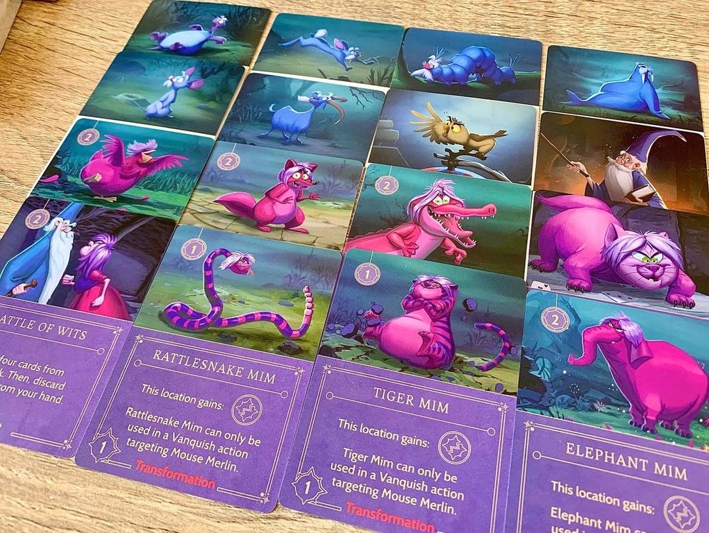 Disney Villainous: Plus grands, Plus méchants ! cartes