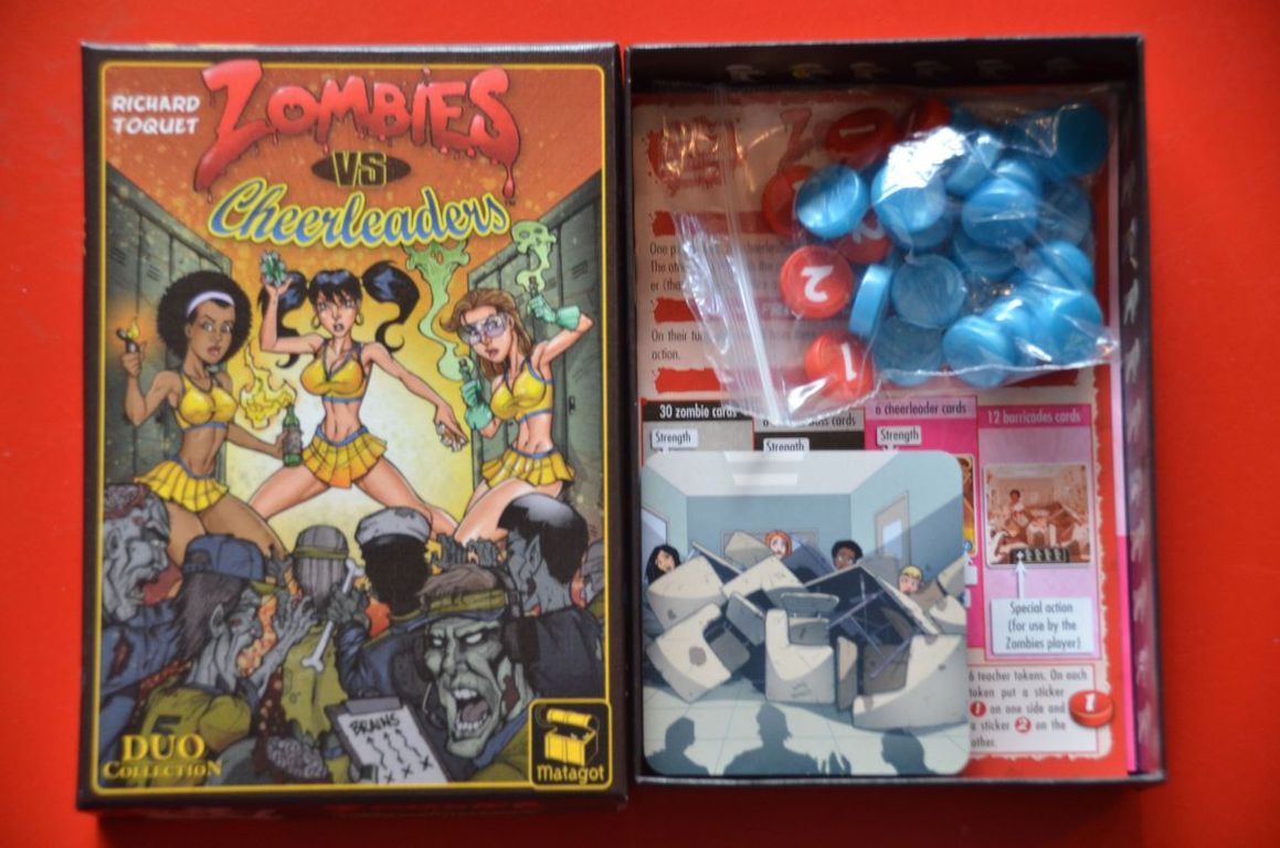 Zombies vs Cheerleaders box