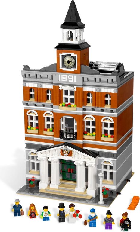 LEGO® Icons Rathaus komponenten